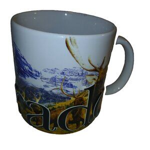 Homeware By Americawear Colorado 2-D Color Coffee Mug Skiing Wildlife 18 Ounce